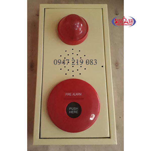 hộp tổ hợp chuông đèn nút ấn báo cháy