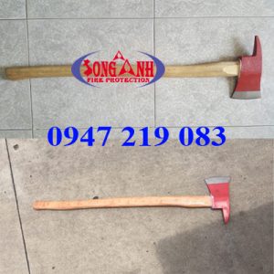 Rìu cứu hỏa cán gỗ cách điện Hàn Quốc