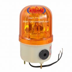 đèn quay cảnh báo công trường 220v co coi