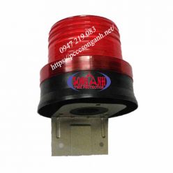 Đèn cảnh báo dùng 2 pin đế nam châm tự động