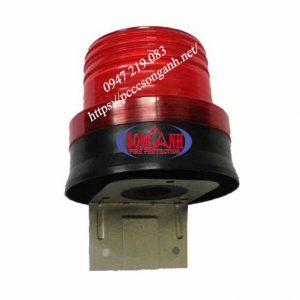 Đèn cảnh báo dùng 2 pin đế nam châm tự động