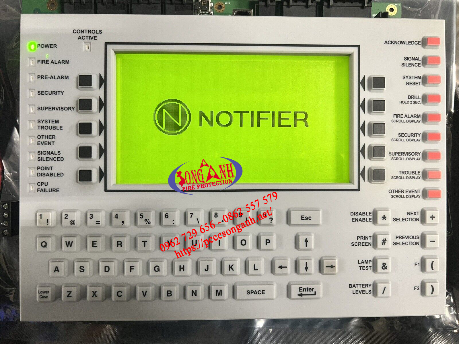 Bảng điều khiển báo cháy địa chỉ Notifier CPU2-3030D